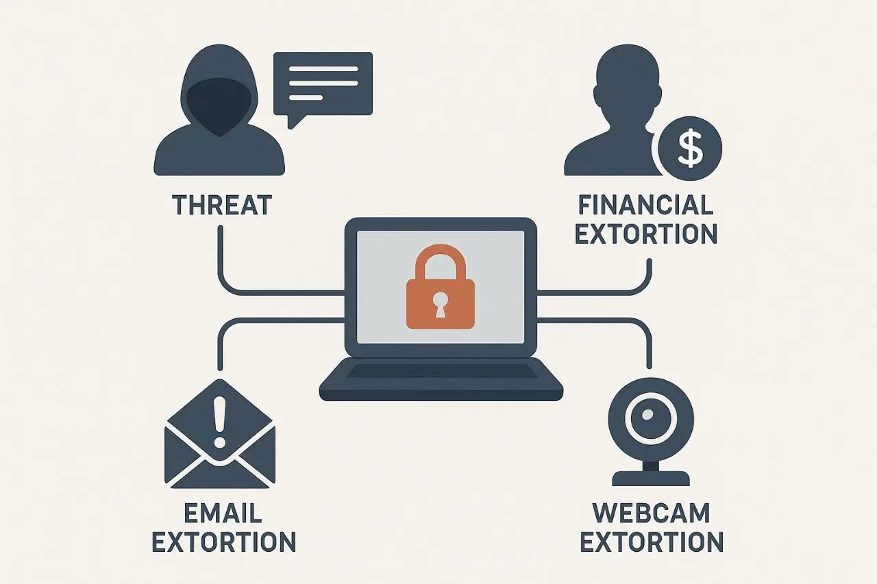 أركان الابتزاز الإلكتروني